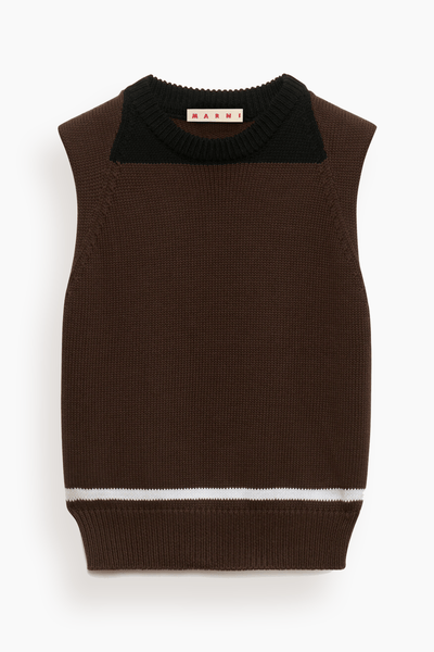Roundneck Sweater in Chestnut