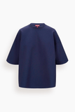 Staud Capsule Top in Navy
