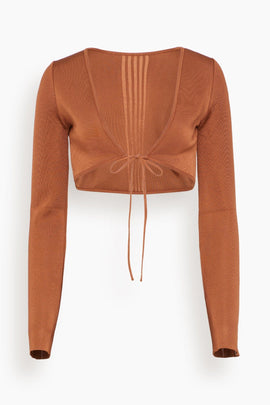 Heart Ancho Top in Terracotta
