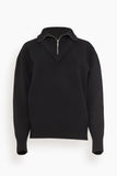 Rosetta Getty Sweaters Double Layer Pullover in Black Rosetta Getty Double Layer Pullover in Black