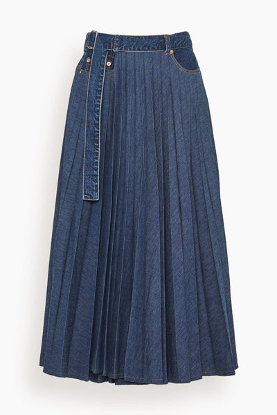 Denim Skirt in Blue