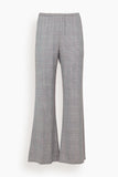 Forte Forte Pants Prince of Wales Flared Pants in Rose