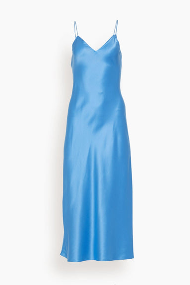 Dannijo Slip Dresses Midi Bias Slip Dress in Cornflower Blue