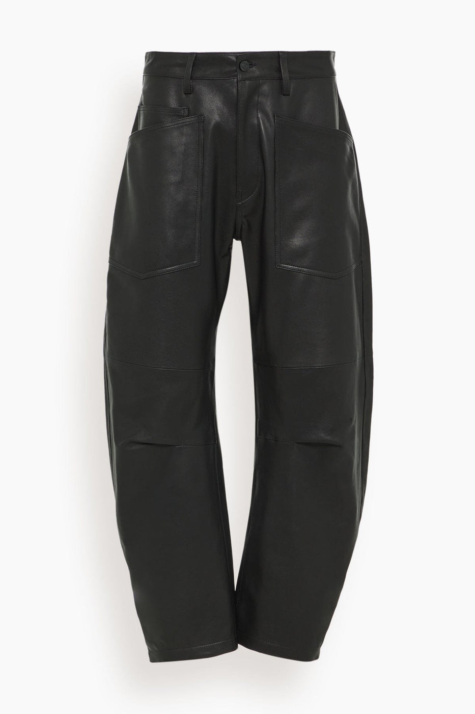 Nili Lotan Pants Shon Leather Pant in Black Shon Leather Pant in Black