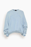 R13 Sweatshirts New York Balloon Crewneck in Light Blue R13 New York Balloon Crewneck in Light Blue