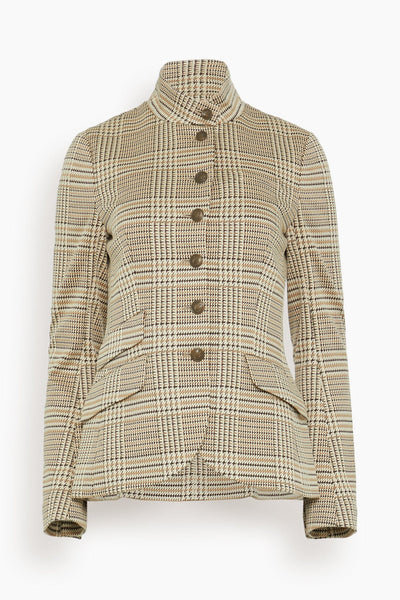 Slade Ponte Blazer in Tan Multi