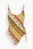 Alemais Janine Scoop Neck One Piece in Multi