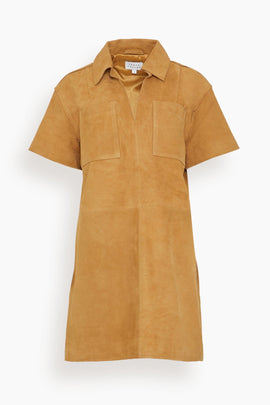 Tabby Dress in Camel