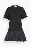 Sea Alberta Pearl T-Shirt Dress in Black