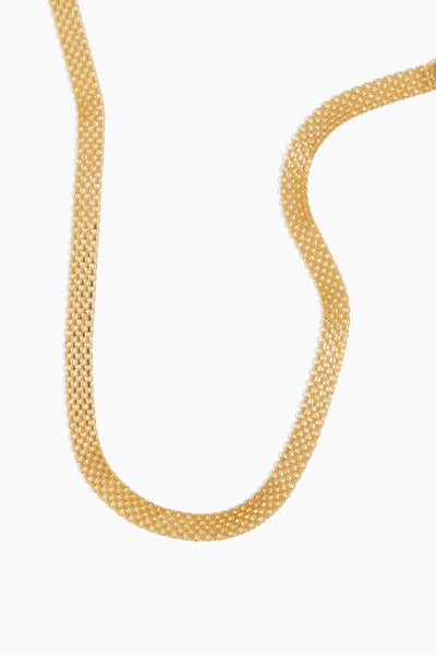 Chainmail Necklace in Gold Vermeil