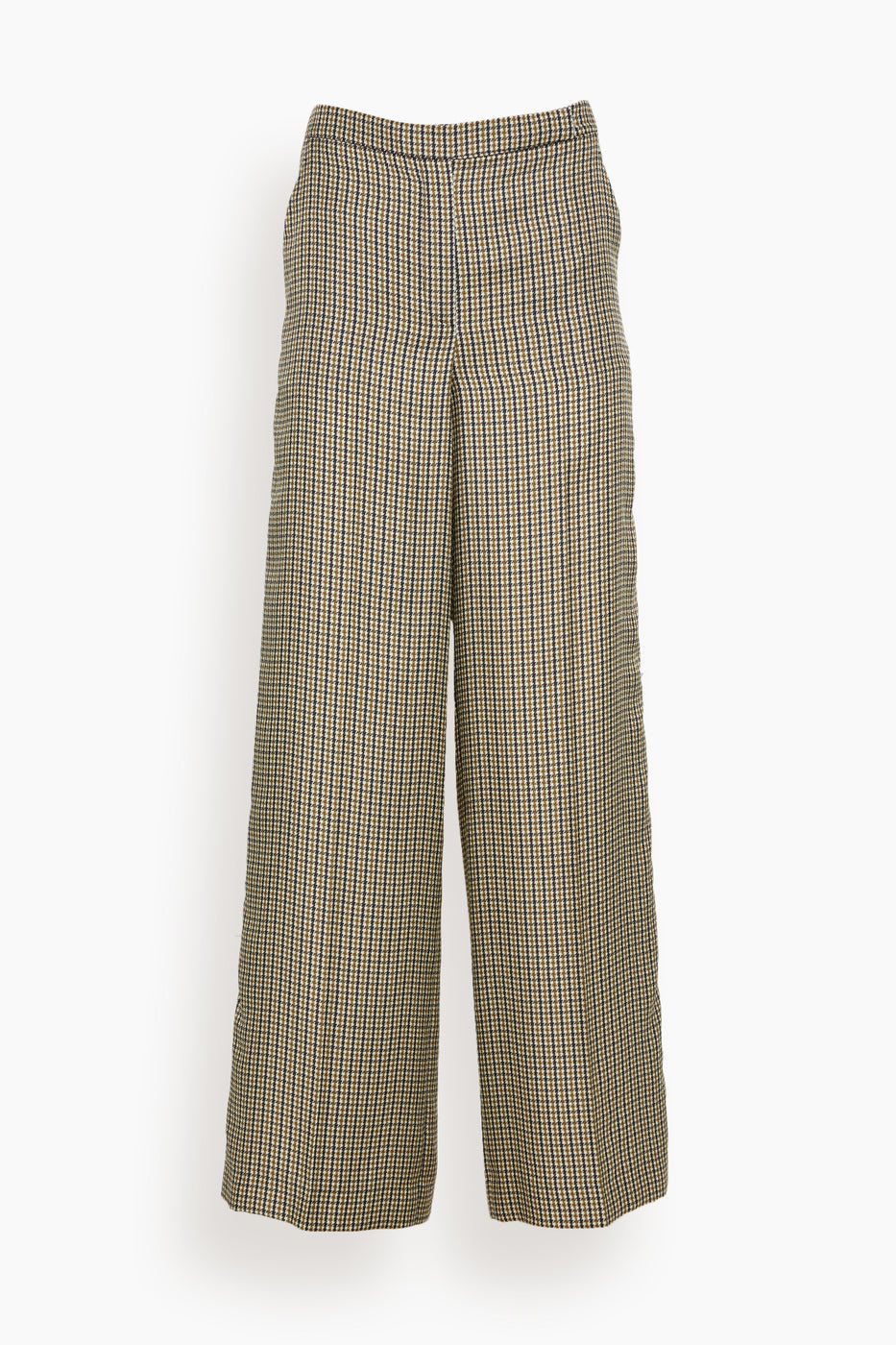 Dorothee Schumacher Pants Checked Coolness Pants in Pepita Mix Khaki Dorothee Schumacher Checked Coolness Pants in Pepita Mix Khaki