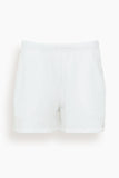 Xirena Shorts Shayne Sweatshort in White Xirena Shayne Sweatshort in White