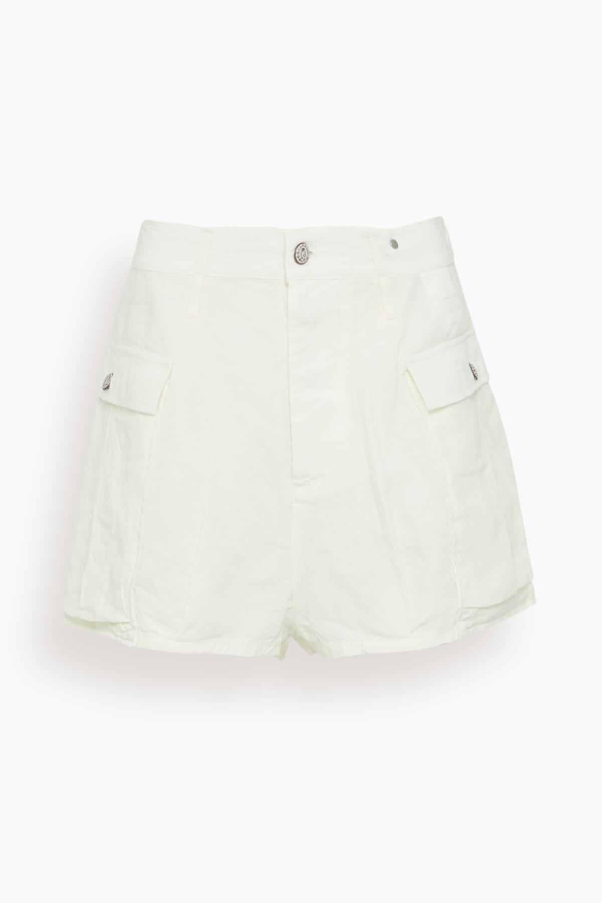 R13 Bubble Skort in White