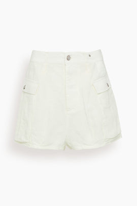 Bubble Skort in White