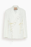 Plan C Jackets Blazer in Chalk Blazer in Chalk