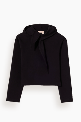 Hooded Sweatshirt in Black