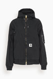 Sacai x Carhartt WIP Carhartt WIP Washed Duck Hooded Blouson in Black