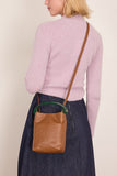 Dries Van Noten Micro Leather Bag in Tan