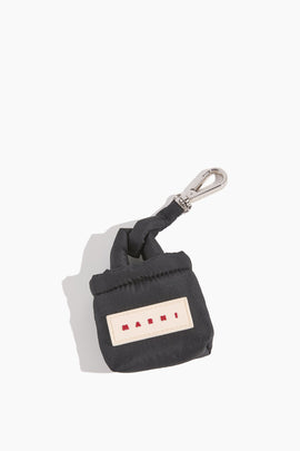 Charm Keychain in Black