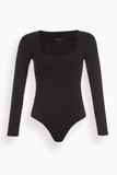 THE PARK Maranda Bodysuit in Black