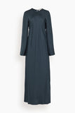 Rohe Signature Silk Dress in Storm