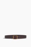 Nili Lotan Belts Gabriele Belt in Espresso with Antique Gold Nili Lotan Gabriele Belt in Espresso with Antique Gold