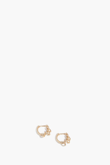 Loren Stewart Earrings Pierced Huggies in 14k Yellow Gold