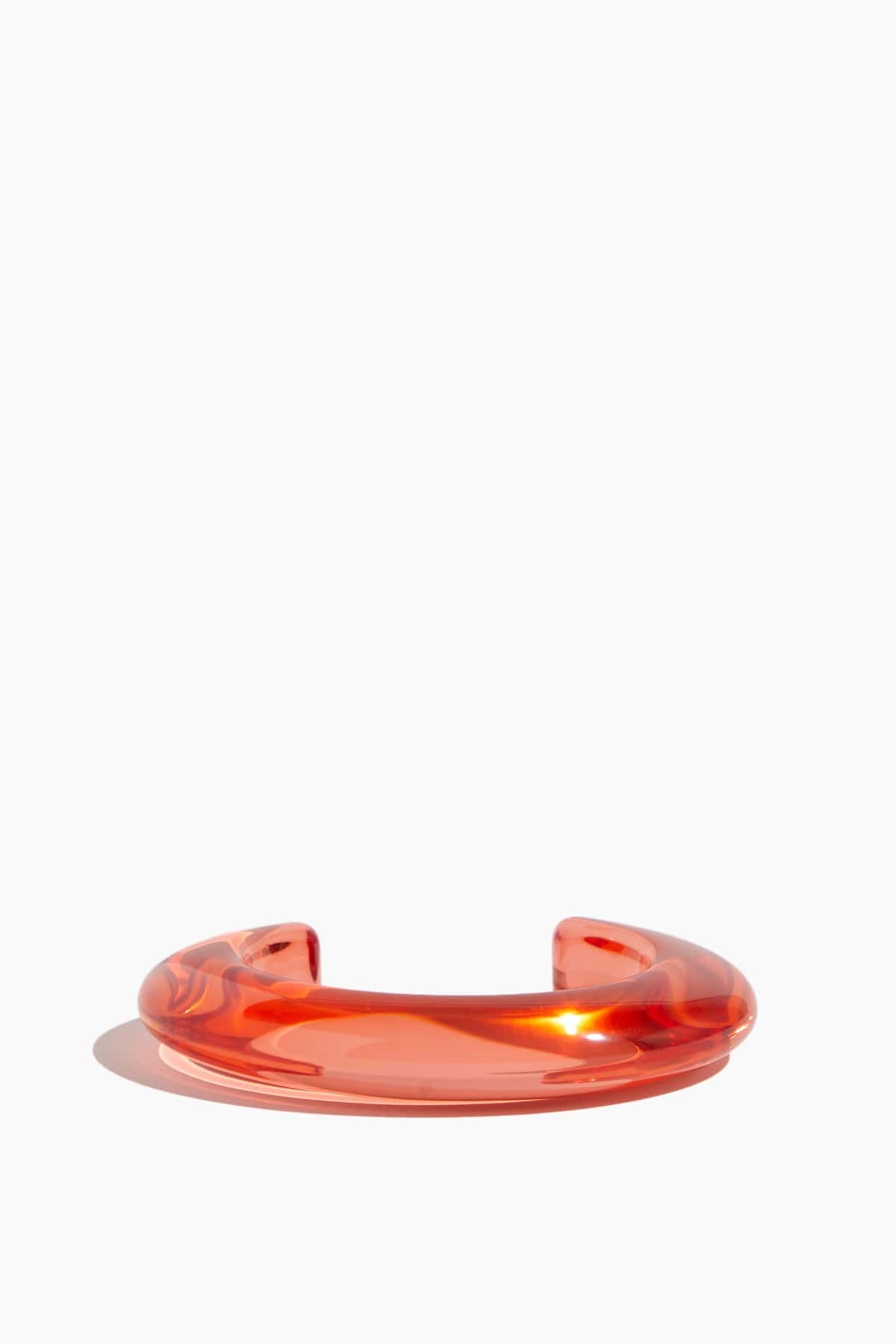 Lizzie Fortunato Bracelets Ridge Cuff in Persimmon Orange