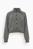 Loulou Studio Sweaters Sao Cardigan in Anthracite Sao Cardigan in Anthracite