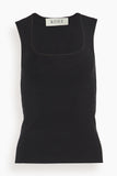 Rohe Tops Bustier Shaped Knitted Top in Black Bustier Shaped Knitted Top in Black