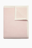 ChappyWrap Harborview Herringbone Blanket in Blush