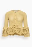 Hellessy Uma Cardigan Jacket in Sand