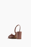 Alexandre Birman Easy Clarita Tresse Block Heel 75 in Roma