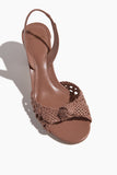 Alexandre Birman Easy Clarita Tresse Block Heel 75 in Roma