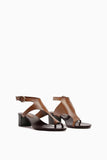Alexandre Birman Eliah Block Sandal 45 in Espresso