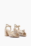 Alexandre Birman Maxi Clarita Padded Raffia Sandal 75 in Shell