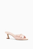 Alexandre Birman Tita Cross Sandal 60 in Frost Pink