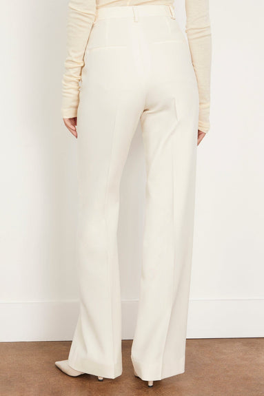 Bite Studios Pants Credo Wool Straight Trousers in Cream Bite Studios Credo Wool Straight Trousers in Cream