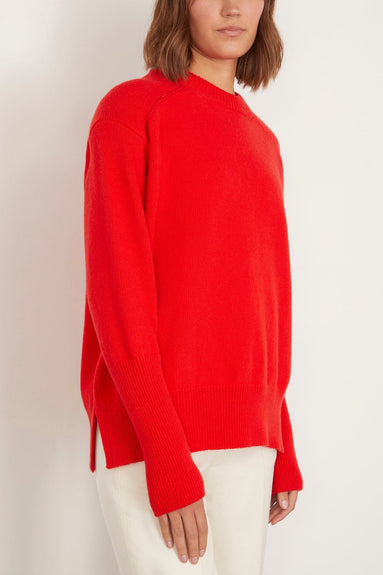 Bite Studios Sweaters Fine Wool Knit Crew Neck Sweater in Scarlet Bite Studios Fine Wool Knit Crew Neck Sweater in Scarlet