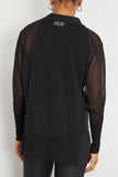 Bite Studios Sweaters Semi Sheer Knitted Cardigan in Black Bite Studios Semi Sheer Knitted Cardigan in Black