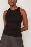Bite Studios Tops Fine Wool Tank Top in Black Bite Studios Fine Wool Tank Top in Black