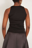 Bite Studios Tops Fine Wool Tank Top in Black Bite Studios Fine Wool Tank Top in Black
