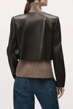 Brandon Maxwell The Ryder Box Jacket in Black