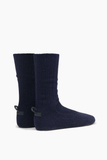 Brave Pudding Hampton Strolls Cashmere Shoe in Marine