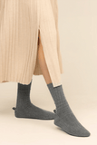 Hampton Strolls Cashmere Shoe in Steel