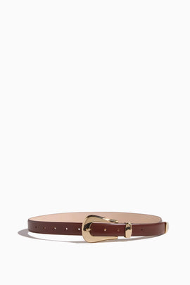 Colette Belt in Mahogany/Pale Gold