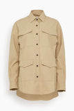 Maria McManus Cargo Jacket in Khaki
