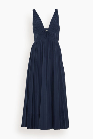 Simkhai Dresses Stephanie Sleeveless Midi Dress in Midnight