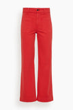 Askk NY Sailor Pant in Lips Red