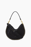 Isabel Marant Oskan Soft Zip Bag in Black